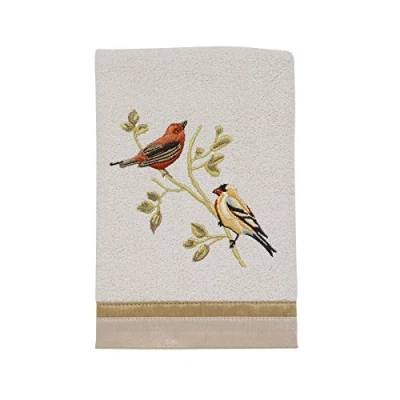 Imagen de Avanti Linens Gilded pájaros Toalla de baño, Crema, Hand