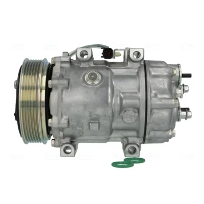 Imagen de NISSENS 89143 Compresor de Aire Acondicionado SD7V16 12 PAG 46 R 134 a FORD: Focus 2, C Max, VOLVO: S80 II, V50, XC70 II Familiar