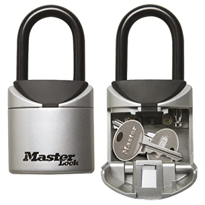Imagen de Master Lock Mini Caja Fuerte para Llaves [tamaño XS] 5406EURD de Seguridad con Arco, Ideal Viajes, Vacaciones o sesiones Deportivas