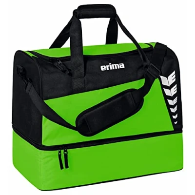 Imagen de Erima Bolsa de Deporte con Compartimento Inferior Six Wings, Green/Negro, L