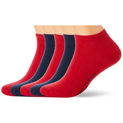 Imagen de Tommy Hilfiger MEN Sneaker ECOM 6 PACK Calcetines, Hombre, Talla: 43 46, Red/blue