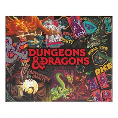 Imagen de Paladone RS560086 Dungeons and Dragons Rompecabezas, Multicolor, único (PP8321DD)