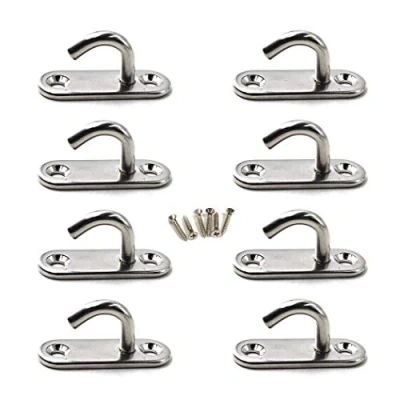 Imagen de M5 Gancho de pared acero inoxidable 304 para colgar (8 piezas)