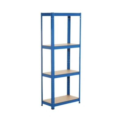Imagen de THINIA HOME Estantería Metálica Modular con 4 Baldas Ajustables Uso Doméstico Multiusos Dimensiones 148x60x30cm Aguanta hasta 240Kg