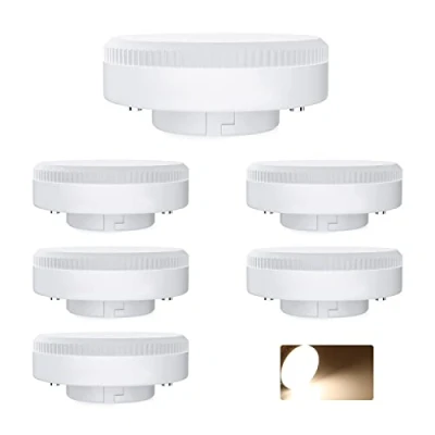 Imagen de Bombillas LED GX53, 10W GX53 Blanco natural 4000K 1000LM, AC 220 240V No Regulable Sin Parpadeo, 6 Piezas
