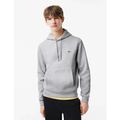 Imagen de Lacoste Lifestyle Unisex Jersey con capucha, Talla: 4XL, Argent chine