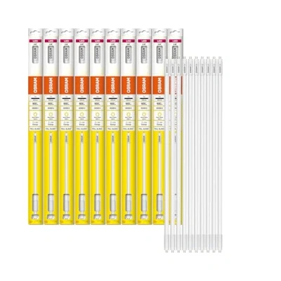 Imagen de OSRAM LED TUBE T8 18 UN 600 mm, tubo lineal, 8W, 900lm, 4000K, luz blanca fría, reemplazo para tubos fluorescentes con casquillo G13, larga vida, optimo consumo de energía