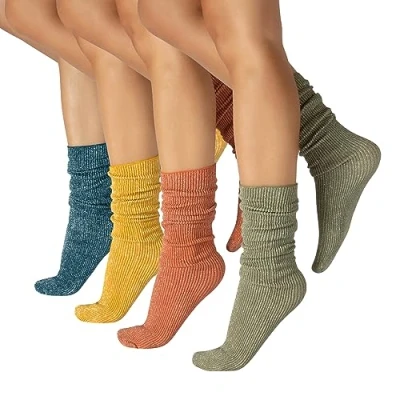 Imagen de Calzitaly Pack 4 pairs shiny 60 den Calcetines DEN, Mujer, Talla: One Size,