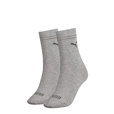 Imagen de Puma CLSSC Sock, Gris (Grey Melange), 42 (Pack de 2) para Mujer