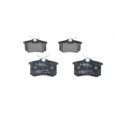 Imagen de BOSCH 0 986 494 387 Juego de pastillas freno Low Metallic Chapa antichirridos, con instrucciones montaje RENAULT: Megane 2, 4 norauto,
