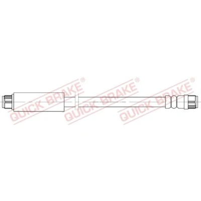 Imagen de QUICK BRAKE 22.322 Latiguillos de Freno 368 M10x1 CITROËN: Jumpy II MPV