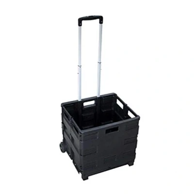 Imagen de PAVO 8046126 Pantalla Plegable Carrito transportador hasta 35 kg, Negro