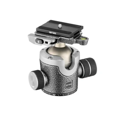 Imagen de Gitzo Serie 4 Cabezal de Bola Central para Trípodes Cámaras DSLR y SLR, con Palanca Bloqueo Compatible Systematic Mountaineer, Capacidad Carga 30 Kg