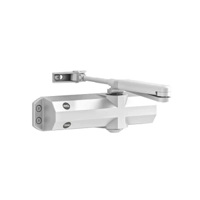 Imagen de Yale 4000 0001 00 50 Cierrapuerta Para Puertas Con Brazo Normal Blanco Serie Cuerpo + Caja