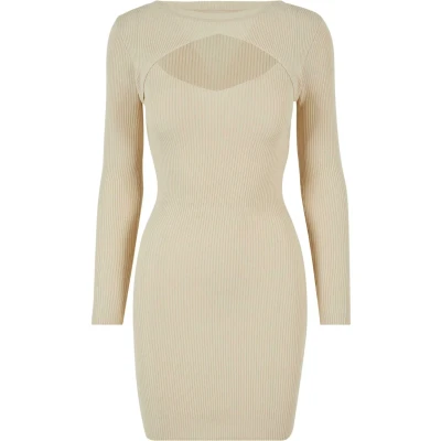Imagen de Urban Classics CUT OUT Vestido de tubo, Mujer, Talla: Large, Sand