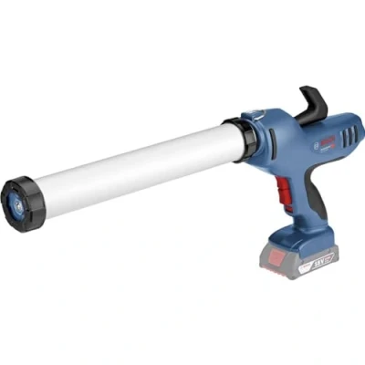 Imagen de Bosch Professional 18V System GCG 600 Pistola de silicona a batería (fuerza 3,5 kN, control velocidad, compatible cartucho máx. 400 ml + bolsa ml, sin batería, en caja)