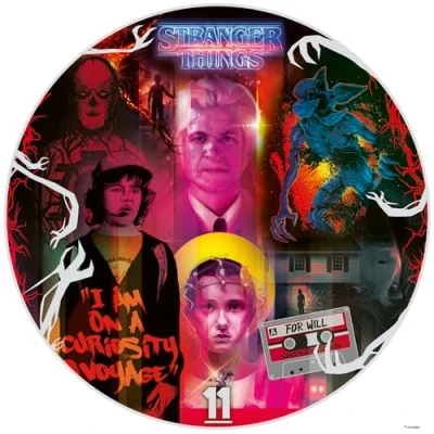 Imagen de Ravensburger 12001227 Stranger Things Round puzzle 500 piezas adultos y niños a patir de 12 años,
