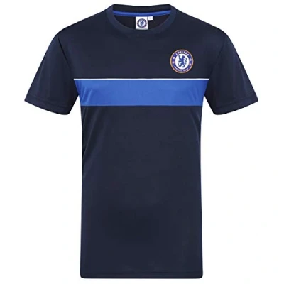 Imagen de Chelsea FC Camiseta Oficial de Entrenamiento para Hombre Poliéster Azul Marino Franja Real XL