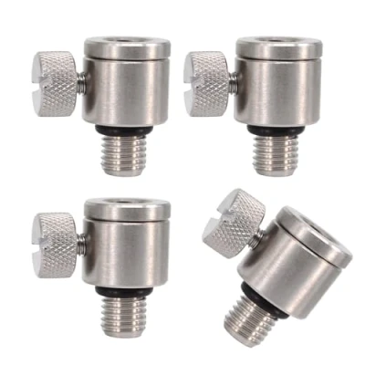 Imagen de Hirisi Tackle Conector de Cambio Rápido la Pesca Carpa para el Acero Inoxidable Soporte Caña Pescar