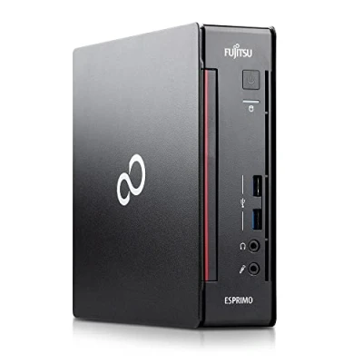 Imagen de Fujitsu Esprimo Q556 Mini ordenador de sobremesa con CPU Intel i5 6400T, RAM 8 GB DDR4, disco SSD 240 GB, reproductor DVD, WiFi USB, sistema operativo Windows 10 Pro (reacondicionado)