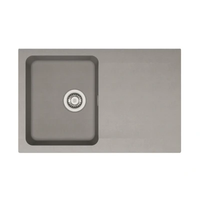 Imagen de Franke Tectonite Orion 611 78 114.0476.401 Fregadero empotrable, color gris piedra, cromo