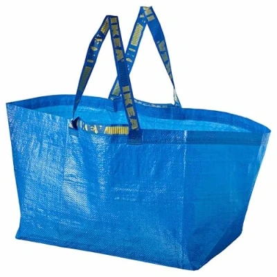 Imagen de Ikea Frakta Bolsa de la compra, grande, azul, paquete 2