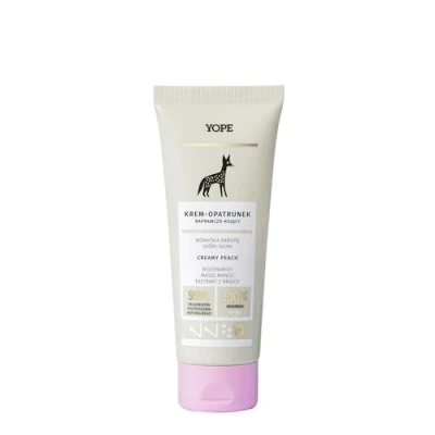 Imagen de YOPE Crema compresa de manos Nutre intensamente Calmante Suavizado Protege contra la desecación Bioemolientes Kokum y manteca karité 99% Ingredientes naturales Ámbar cremoso 50ml