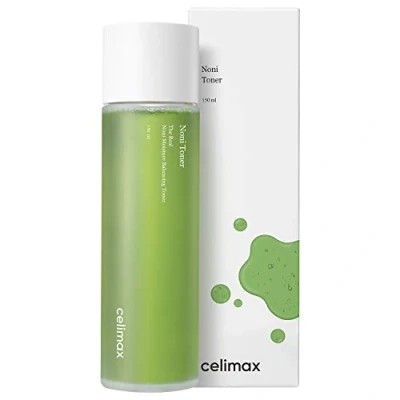 Imagen de Celimax The Real noni Moisture Balancing Toner Tónico facial para el cuidado de la piel 80% extracto fruta equilibra valor pH hidrata rutina coreana