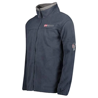 Imagen de Geographical Norway Chaqueta de entretiempo cálida para hombre forro polar Tamazonie Brandiing,, azul marino, M (grande)