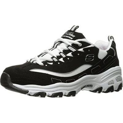 Imagen de Skechers D&#039;lites Biggest Fan, Zapatillas Mujer, Black White, 39 EU