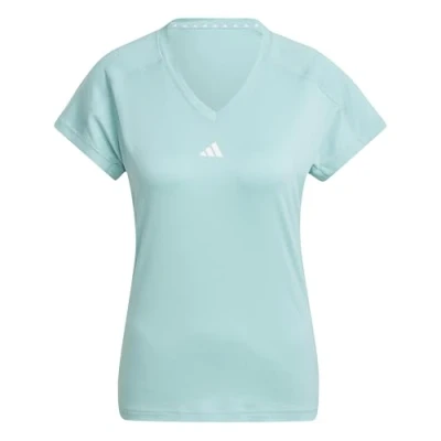 Imagen de adidas Mujer AEROREADY Train Essentials Minimal Branding V Neck tee, Mint Ton, XS
