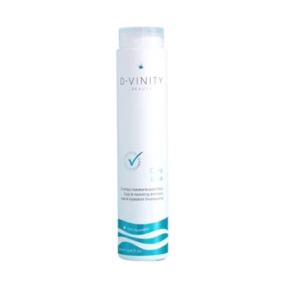 Imagen de Curly Love D.Vinity Champú Profesional Hidratante Low Poo Rizos Definidos. Loción Natural Sin Sulfatos, Siliconas ni Parabenos. Antiencrespamiento para Pelo Rizado Método