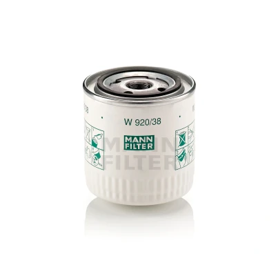 Imagen de MANN FILTER W 920/38 Filtro de aceite M 20 X 1.5 enroscable VOLVO: V40 Familiar, S40 I, 460 L
