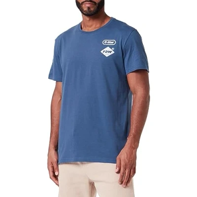 Imagen de G STAR RAW Chest gr r t, Camisetas para Hombre, Azul (rank blue D23712 336 868), M