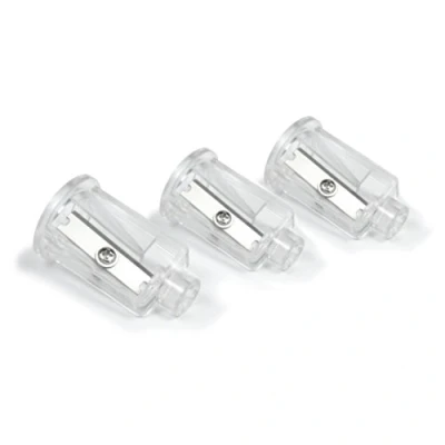 Imagen de Rapesco 1485 Cuchillas de Recambio para el Sacapuntas Eléctrico PS12 USB, Transparente, 3 Unidades
