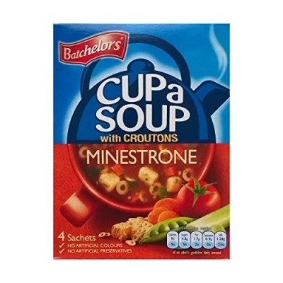 Imagen de Batchelors Cup a Soup Minestrone con crutones 6 x 94 g