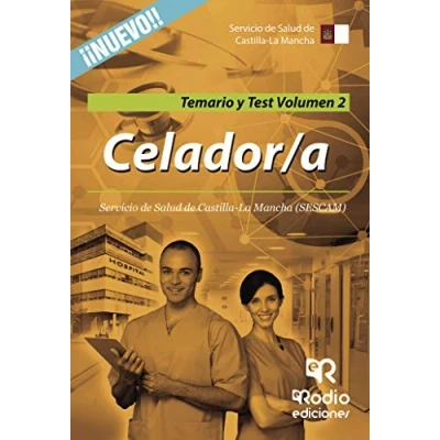 Imagen de Celador/a. Servicio de Salud Castilla La Mancha (SESCAM). Temario y Test. Volumen 2 (FONDO)