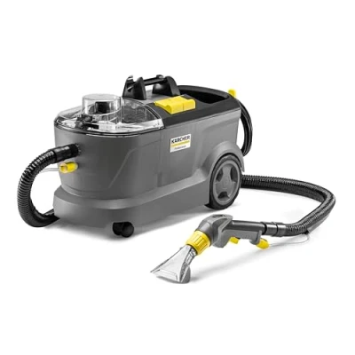 Imagen de Kärcher, Compacto, Puzzi 10/1 Aspiradora (1250 W, Agua, Húmedo, Profesional), Negro/Amarillo