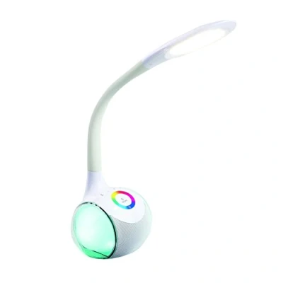 Imagen de Clip Sonic Technology LIVOO TES159 Lámpara LED HP Bluetooth para smartphone, color blanco