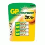 Imagen de GP Batteries AAA 950mAh (Micro, HR 03, NiMH, 1,2V, Pack de 4)
