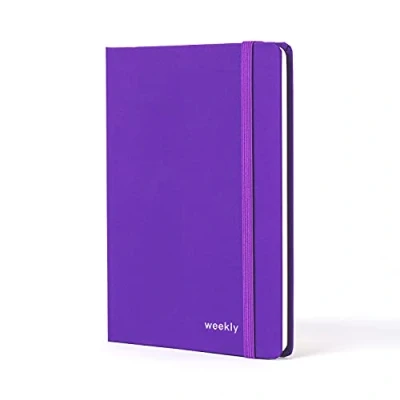 Imagen de Jumble and Co &amp; Moodler B6 Agenda semanal sin fecha, color morado (Royal Mess Purple)