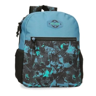 Imagen de Roll Road Soccer Mochila Escolar Negro 27x33x11 cms Poliéster 9,8L