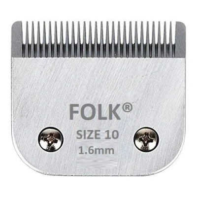 Imagen de Folk Cabezal Cuchillas Intercambiable Serie A5 de 1,6 mm 28 Puntas Numero #10, Wahl, Andis, Aesculap, Moser, Oster, Liveryman, GTS