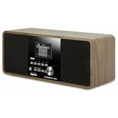 Imagen de Imperial DABMAN i200 Radio por Internet/Dab+ (Sonido estéreo, Internet, Dab+, Dab/FM, WiFi, LAN, Aux In, Salida de línea, Auriculares, Spotify) imitación Madera