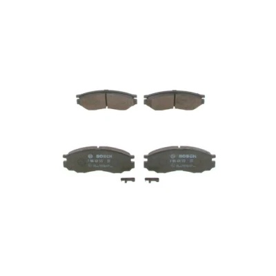 Imagen de BOSCH 0 986 424 572 Juego de pastillas freno Low Metallic con avisador acústico desgaste Chapa antichirridos MITSUBISHI: PAJERO 2