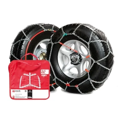 Imagen de SNOVIT 4x4 NEO Talla 470 Cadena de nieve metálica 13 mm. SUV y 4x4. Certificación ÖNORM EN16662 1. Set 2 Uds.
