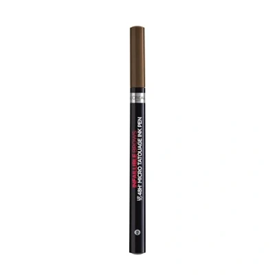 Imagen de L&#039;Oreal Paris Make up Designer Micro Tatouage eyeliner de cejas tono 104, Chatain