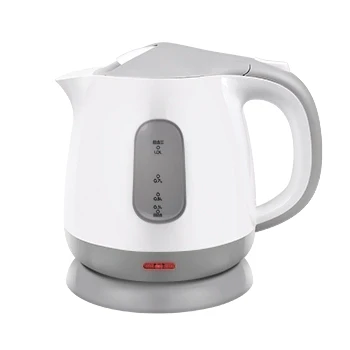 Imagen de Aigostar Juliet Hervidor de Agua Compacto 1 Litro, 1100W, Pequeño, Indicador Doble Nivel Agua, Filtro Antical Desmontable, Base 360º,Libre Bpa, Plástico, Gris y Blanco