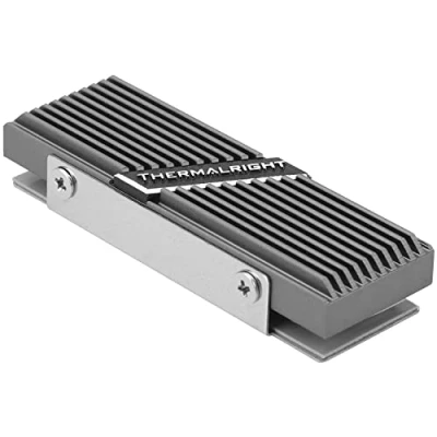 Imagen de Thermalright TR M.2 2280 TYPE A G Disipador de calor para refrigeración SSD 2280, aluminio, con 2 conductividad térmica, radiador alto rendimiento (gris)
