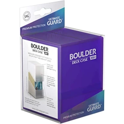 Imagen de Ultimate Guard Boulder Deck Case 100+ Standardgröße Caja para Tarjetas, sólido, Color Amatista, (UGD010695)